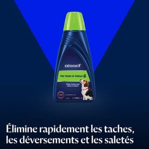 Détergent BISSELL pour détacheur :/ shampouineuse - 1 litre spécial animaux