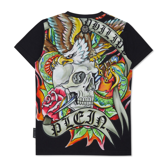 PHILIPP PLEIN T-Shirt Round Neck Ss TATTOO