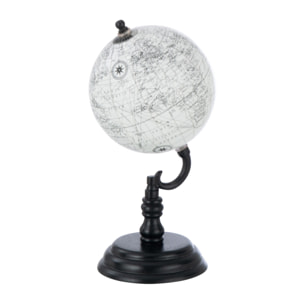 J-Line globe sur pied - bois - gris/noir - small