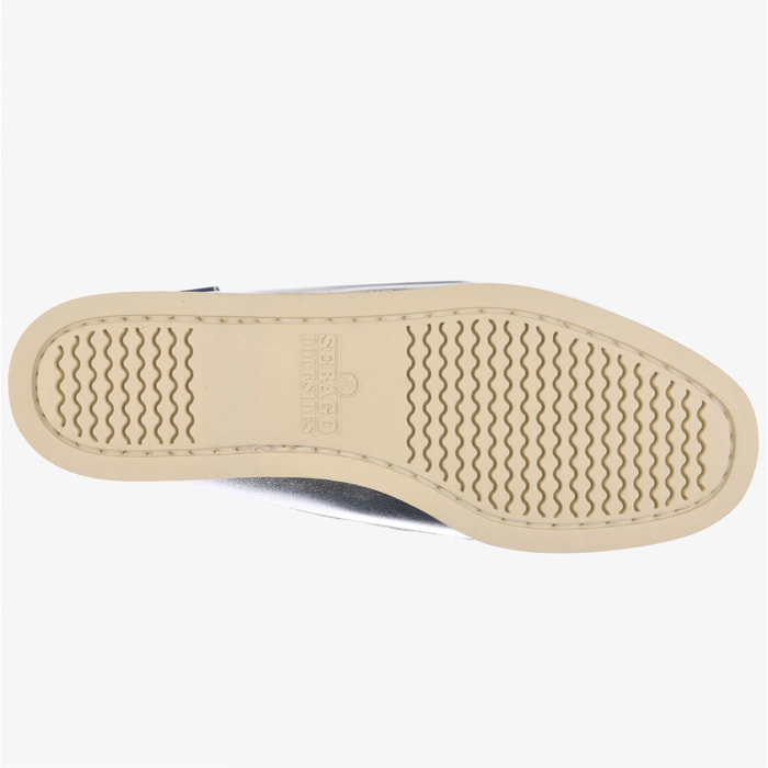Sebago - Docksides Donna Argento - Docksides Portland Met Woman