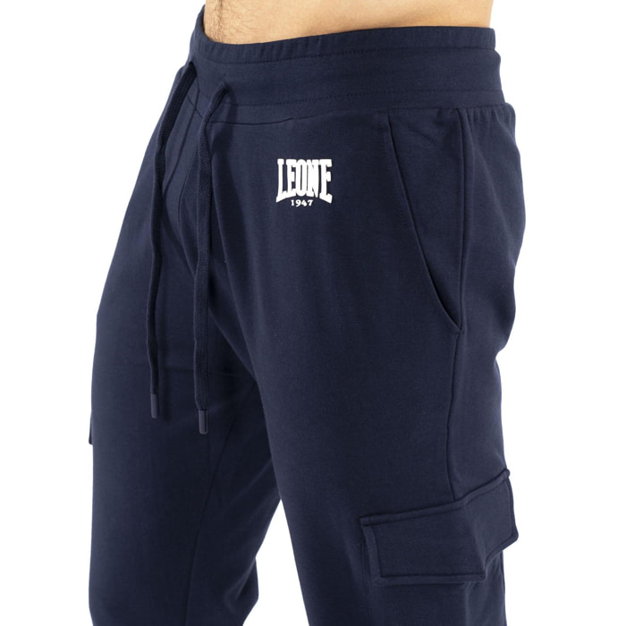 Pantalón cargo de hombre con pequeño logo "Basic"