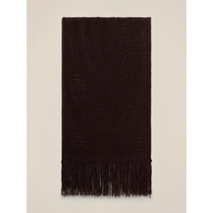 Oltre - Bufanda de punto mezcla de lana - Marrón