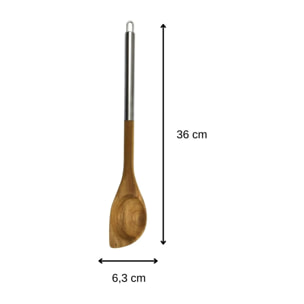 Cuillère de cuisine en bois d'acacia biseautée Fackelmann Synthesis