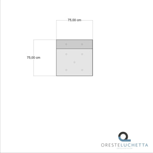 ORESTELUCHETTA Elemento centrale OUTDOOR PASTEL