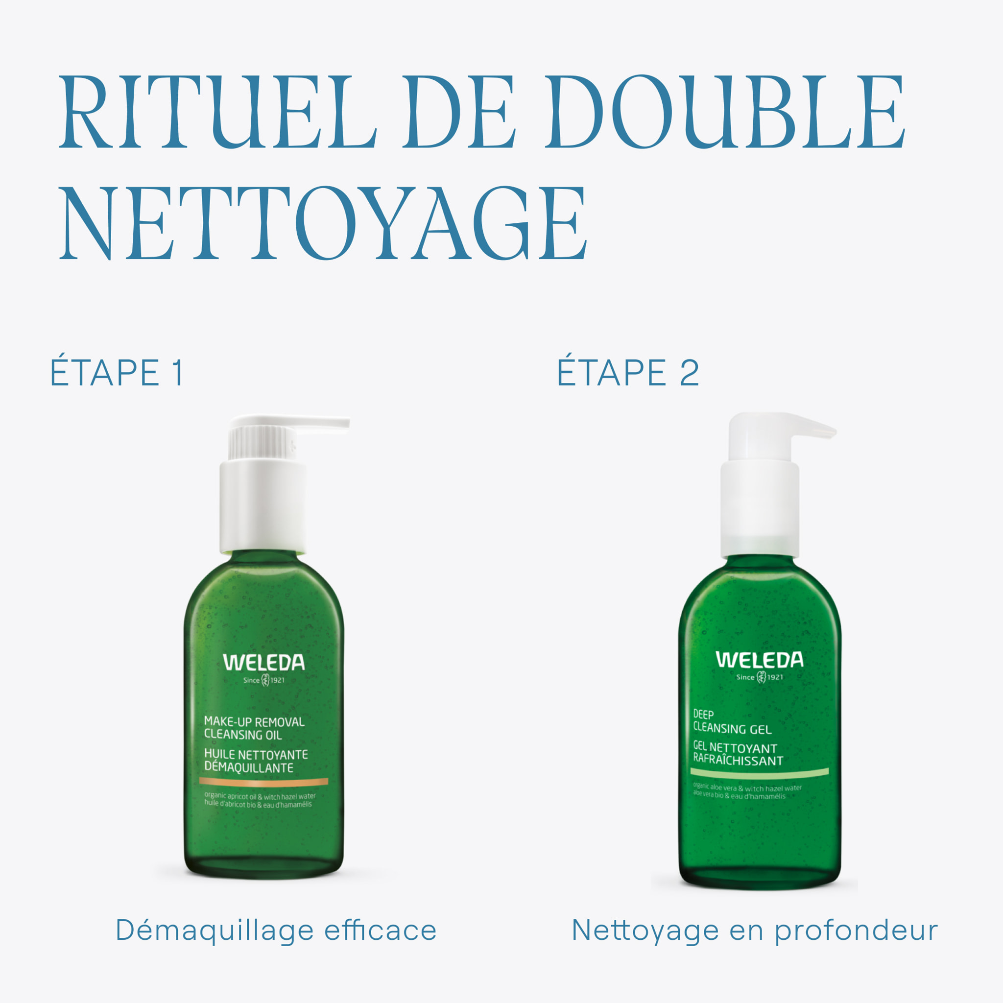 WELEDA -  Huile nettoyante démaquillante 150ml