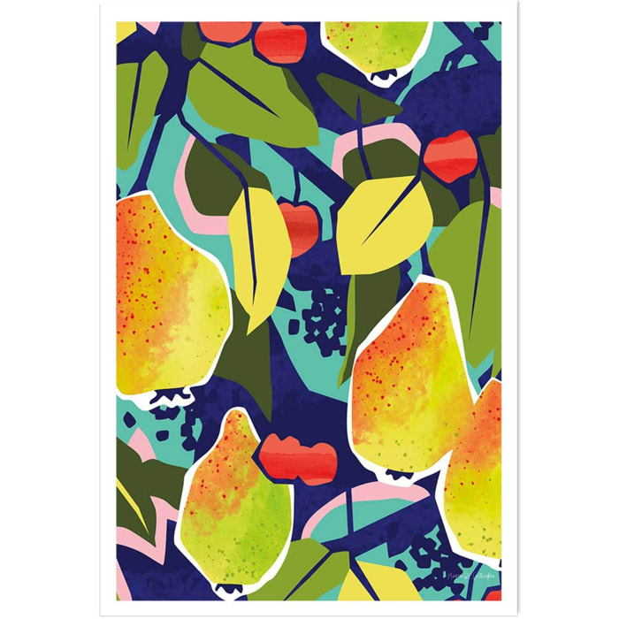 Poster arbre coloré Affiche seule