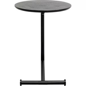 Table d'appoint Easy Living noire bois Kare Design