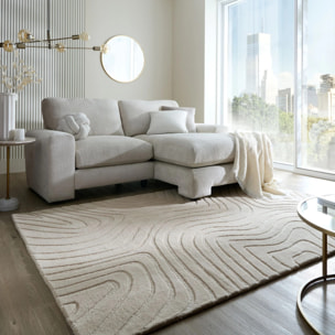Tapis en laine beige HYPNOSE Beige