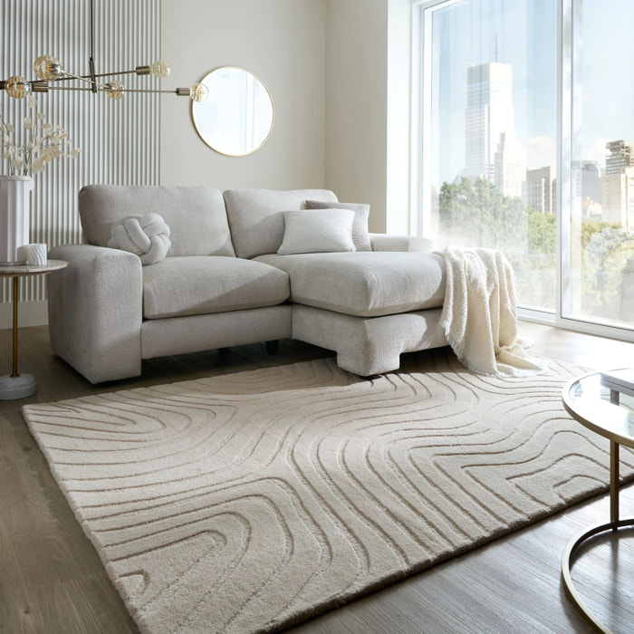 Tapis en laine beige HYPNOSE Beige