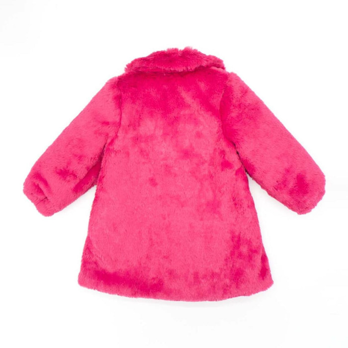 Abrigo pelo fucsia