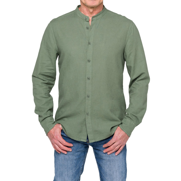 Camisa Hot Buttered Tongareva Verde militar