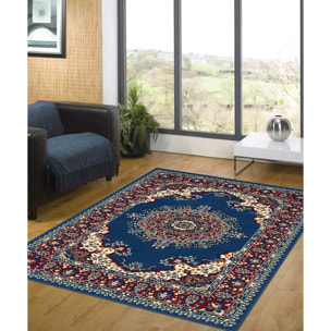 Tappeto Disegno Orientale Classico Azzurro