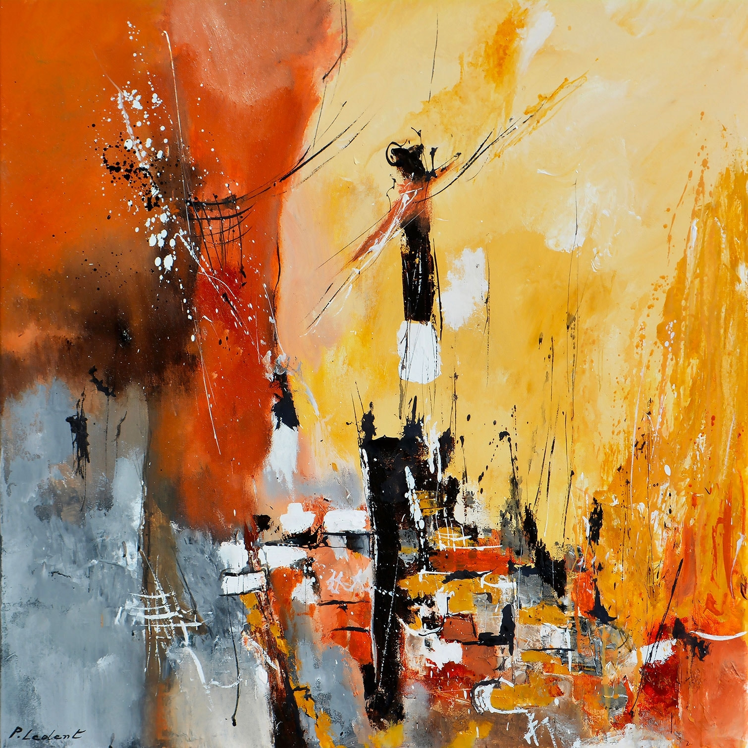 Tableau terre d' ocre en provence Tableau plexiglas