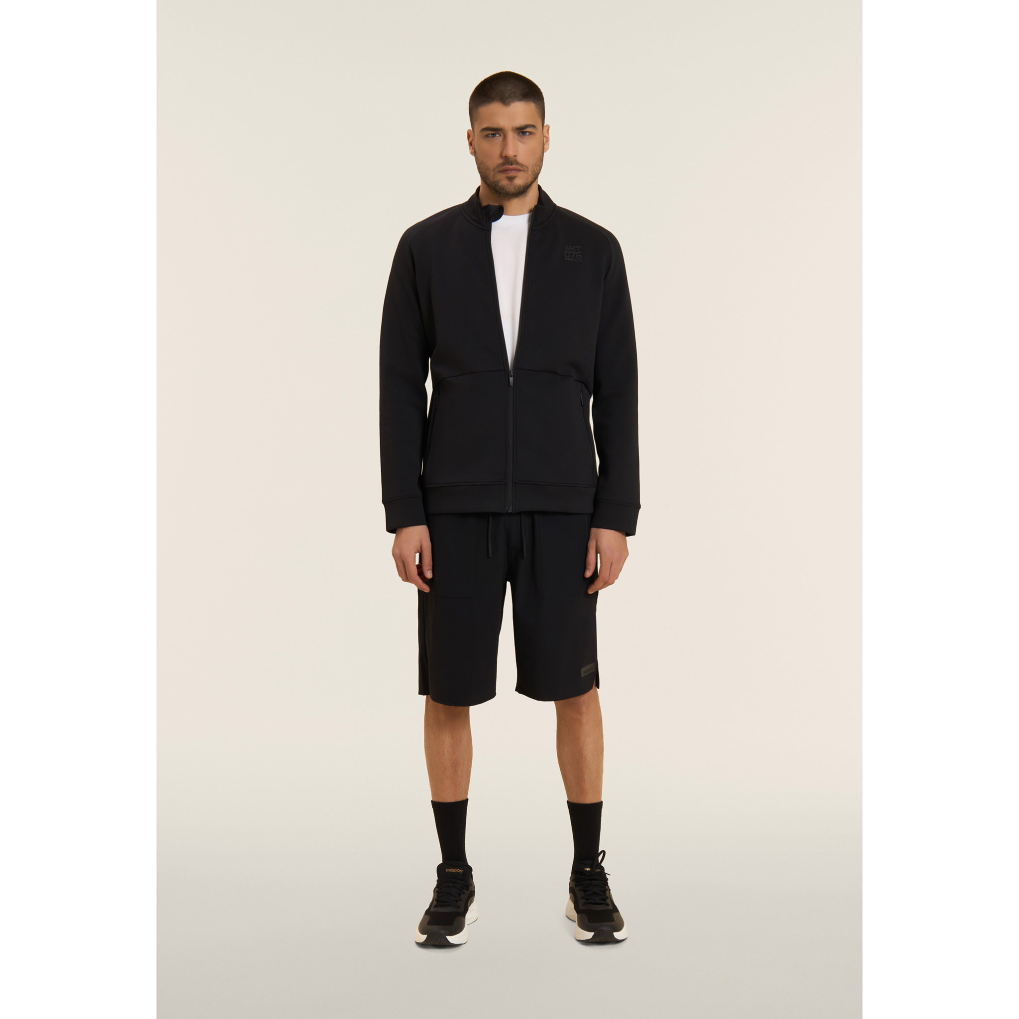 T-shirt Regular con Stampa Urban Tech