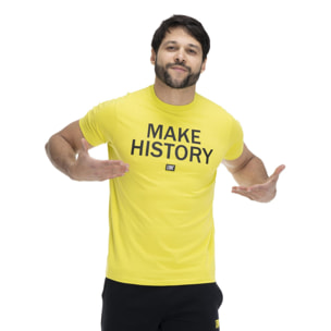 T-shirt da uomo stampa "Make History" Welcome Back