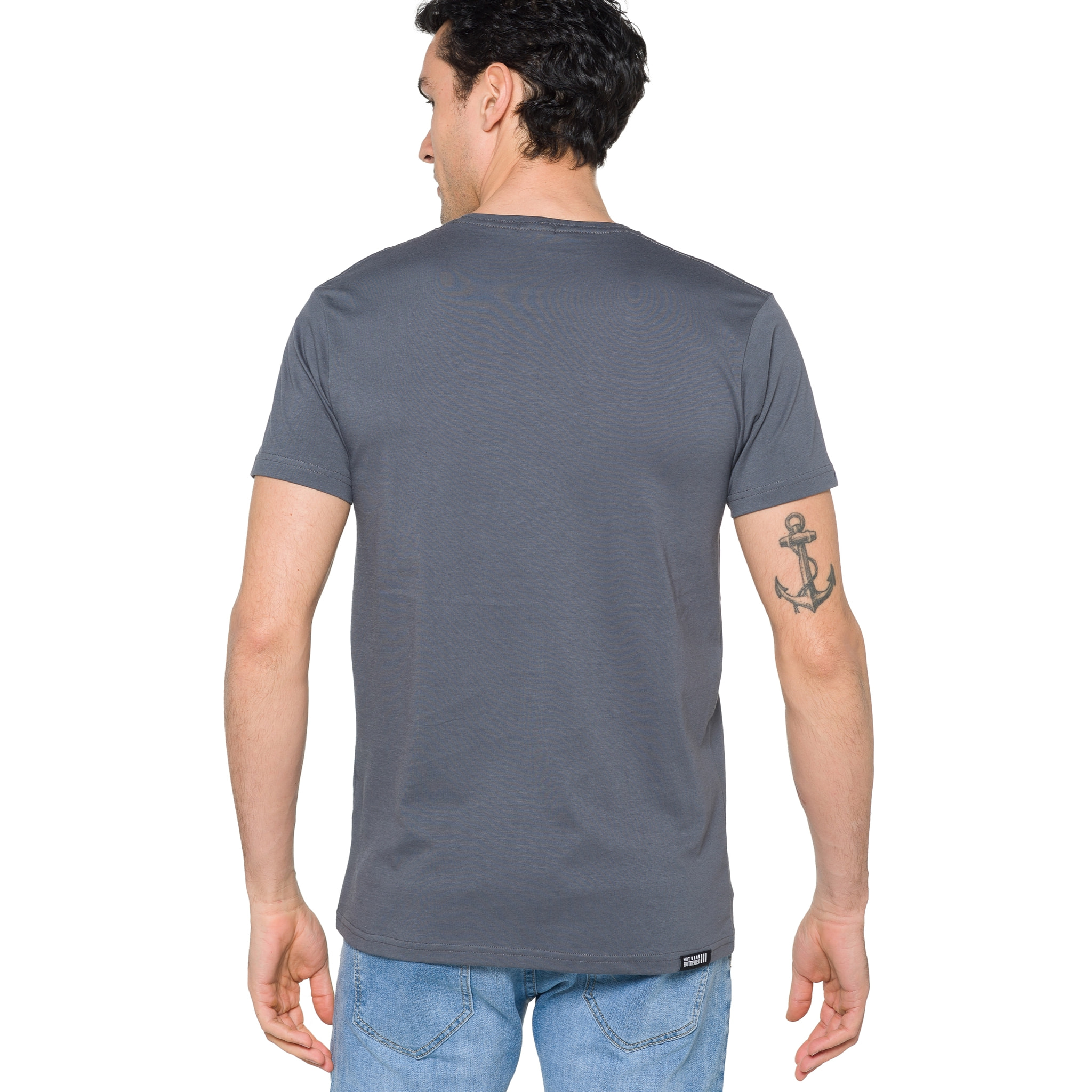 Camiseta de algodón 150 gr Hot Buttered Arrow Color Gris