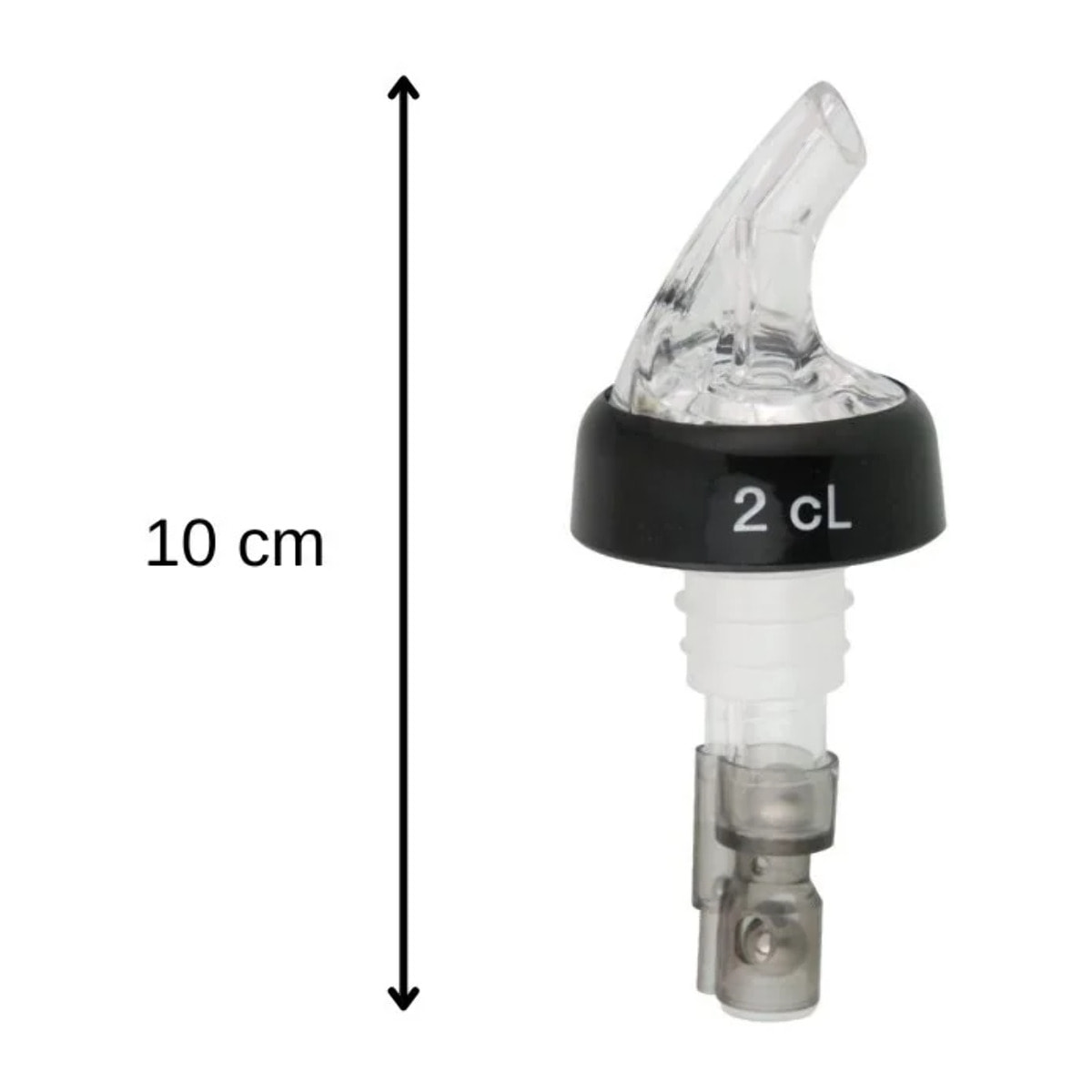 Lot de bec verseur doseur à alcool 2 et 4 cl avec bille Fackelmann Bar Concept