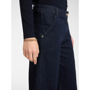 Elena Mirò - Jeans tailoring cropped - Blu