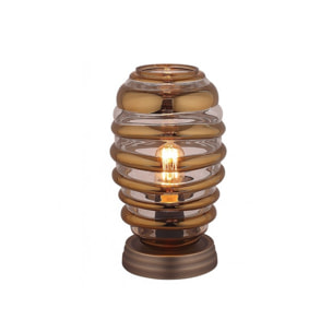 Lampe vintage ovale en verre soufflé – MADISSON