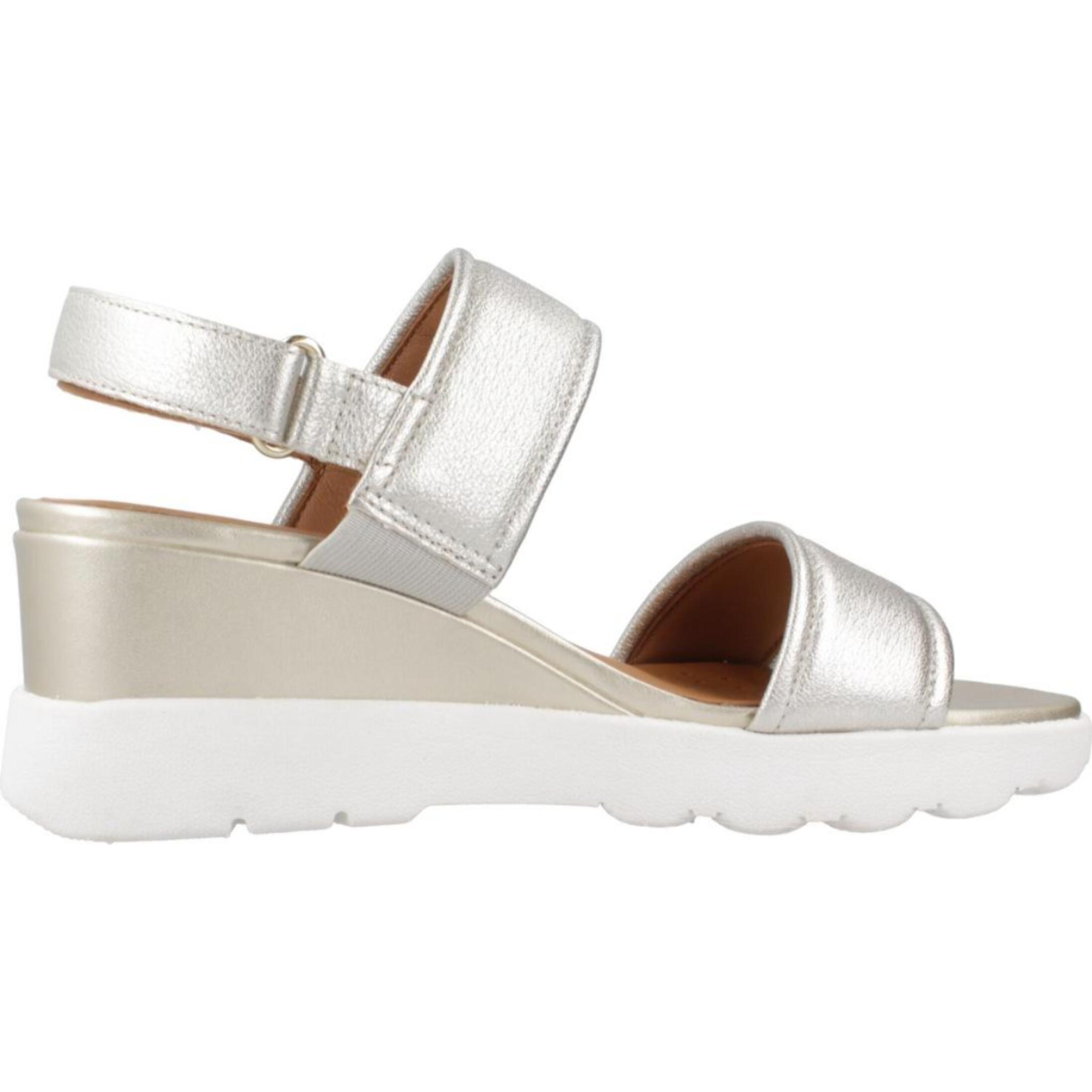 Sandalias Mujer de la marca GEOX  modelo D SPHERICA EC6 PLATA