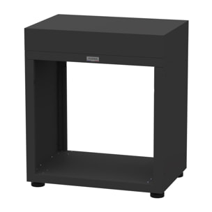Meuble Ouvert, 80 X 55 cm Noir - LE MARQUIER