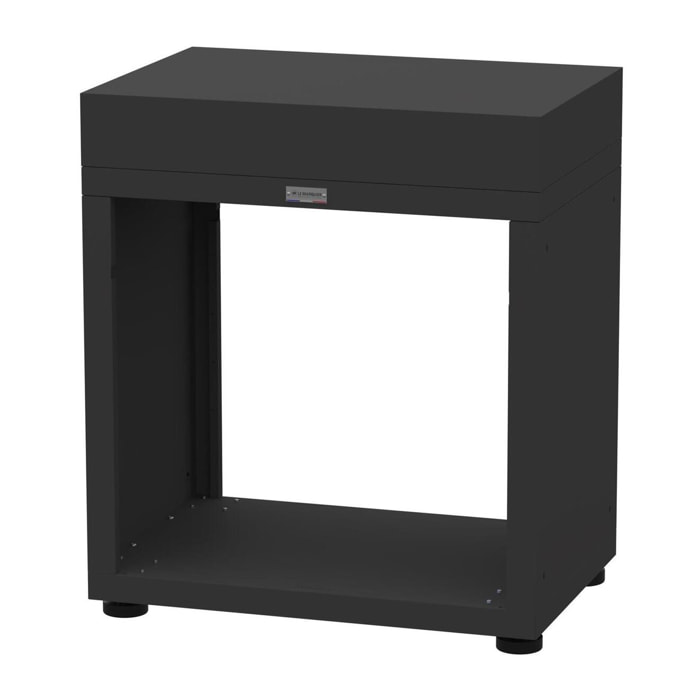 Meuble Ouvert, 80 X 55 cm Noir - LE MARQUIER
