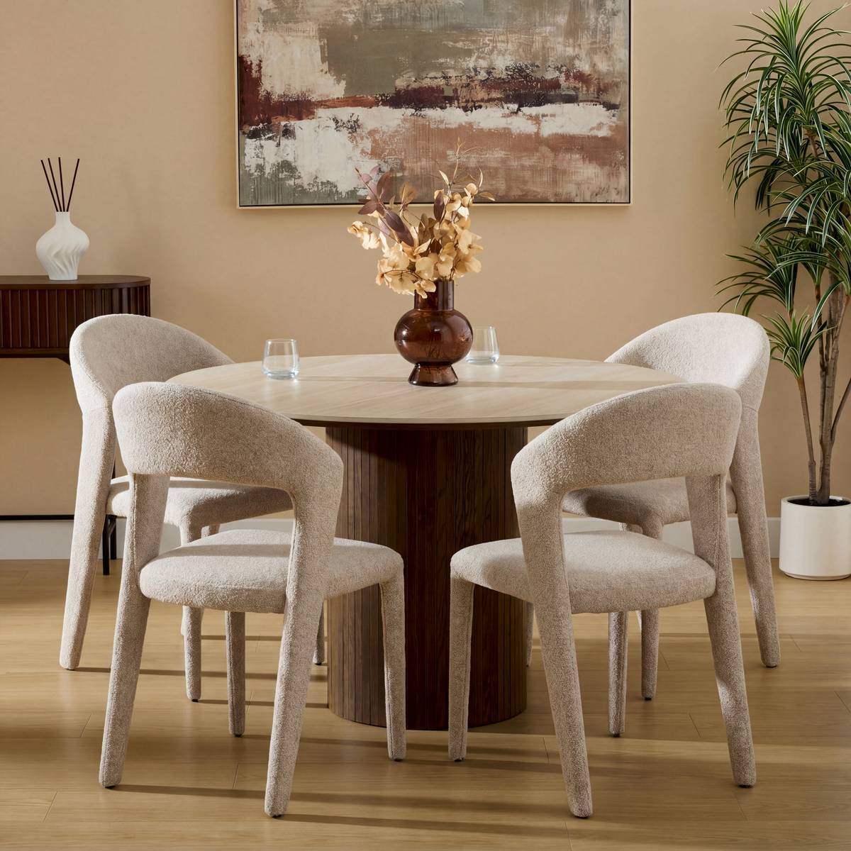 Lot de 2 Chaise Almée H.88cm beige