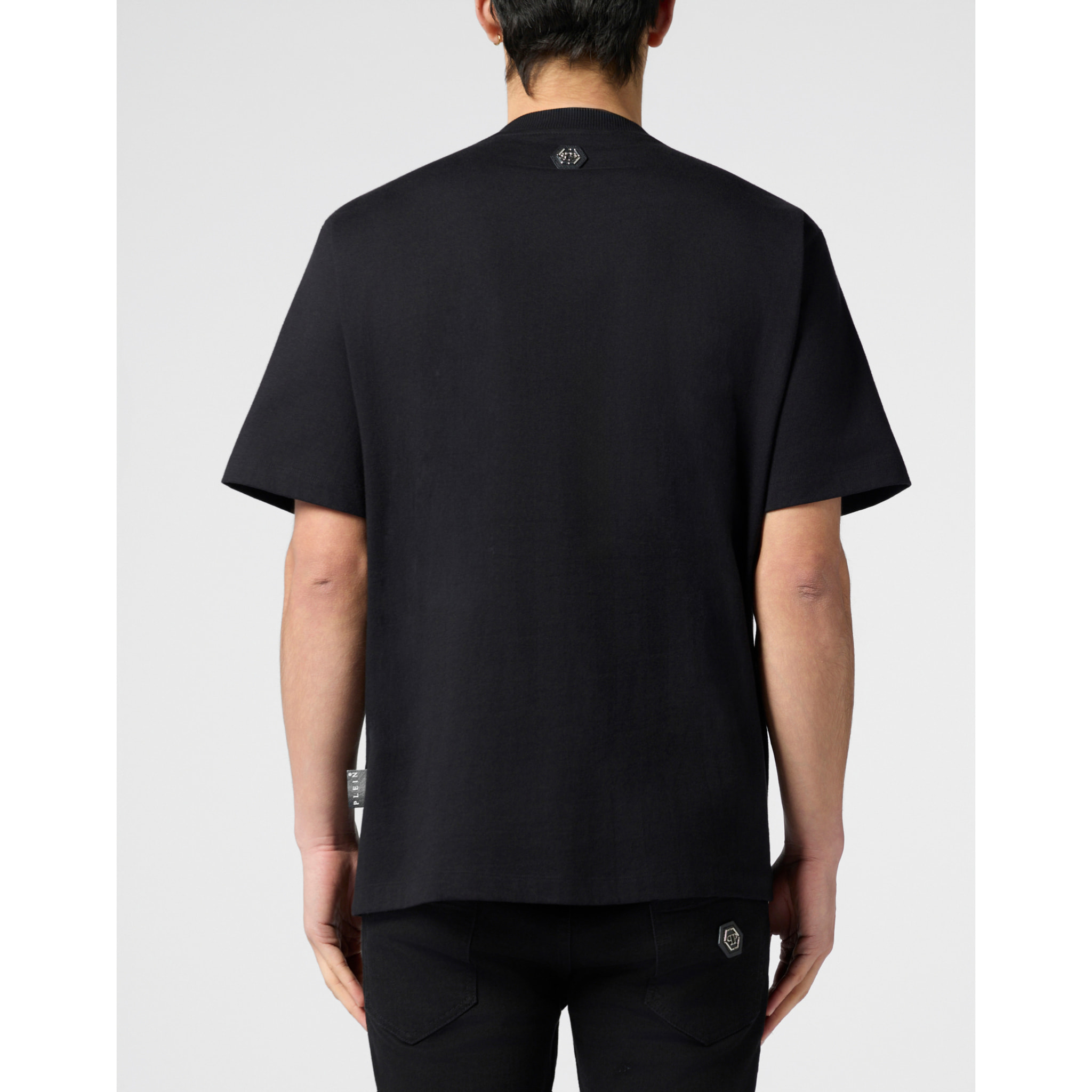 PHILIPP PLEIN Round Neck T-Shirt Skull Stones
