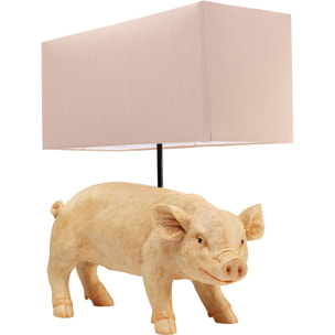 Lampe cochon rose Kare Design