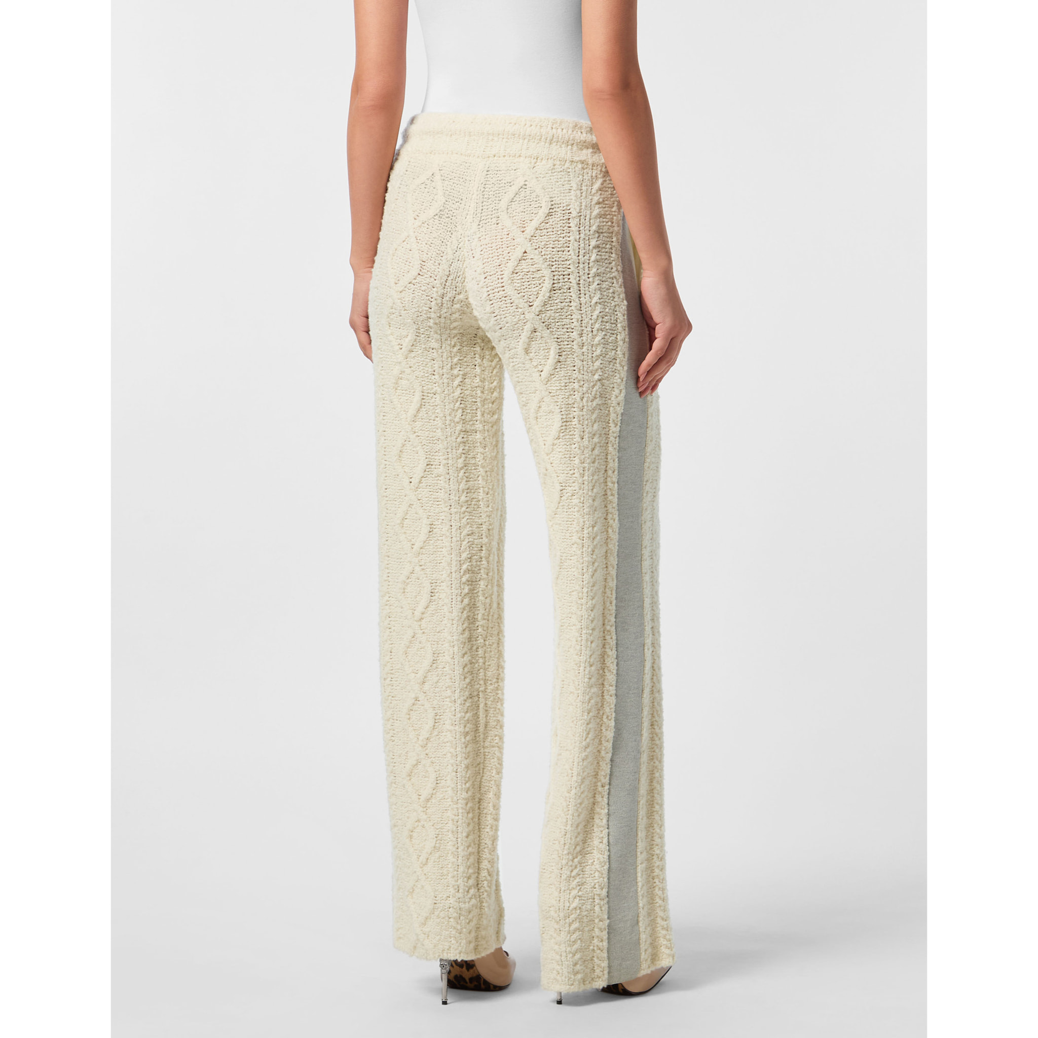 PHILIPP PLEIN Pantalones de jogging de punto SIGNATURE