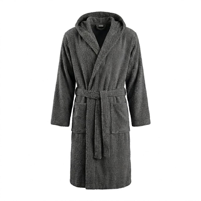 INTRECCI HOME Accappatoio Uomo e Donna, in Puro Cotone Jacquard 500 g, , Morbidezza Extra, Avvolgente, con Cappuccio e Tasche, Elegante e Confortevole,