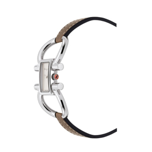 Ferragamo Reloj Analógico De Cuarzo. Double Gancini