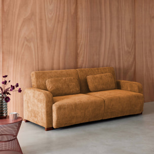 Canapé convertible 3 places tissu DANY