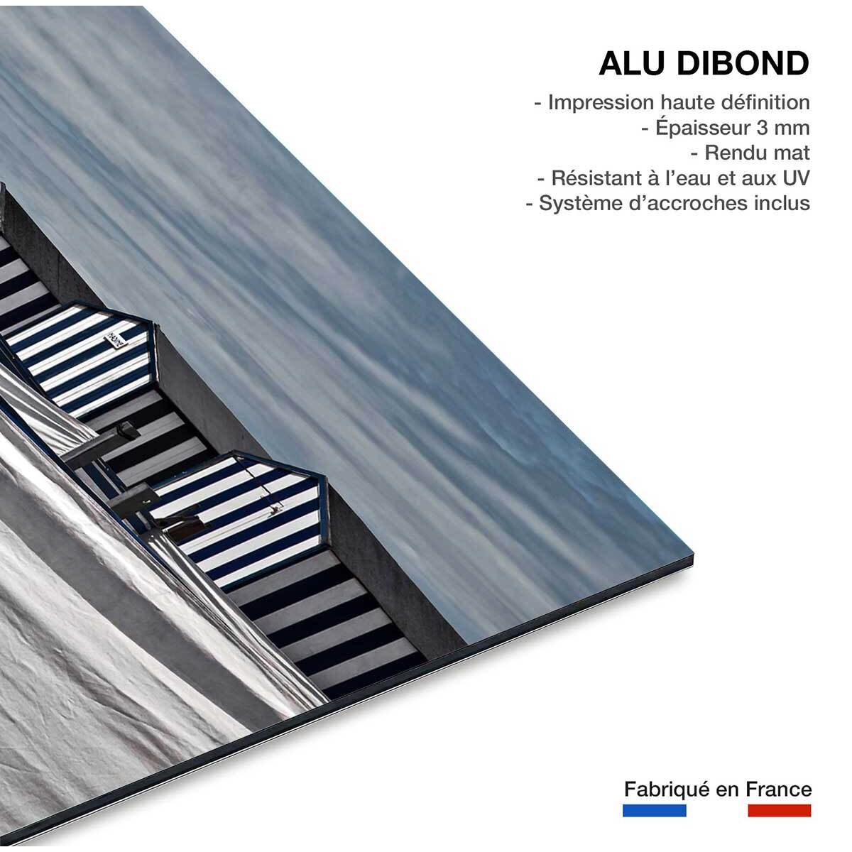 Tableau deco toiles de plage Tableau alu Dibond