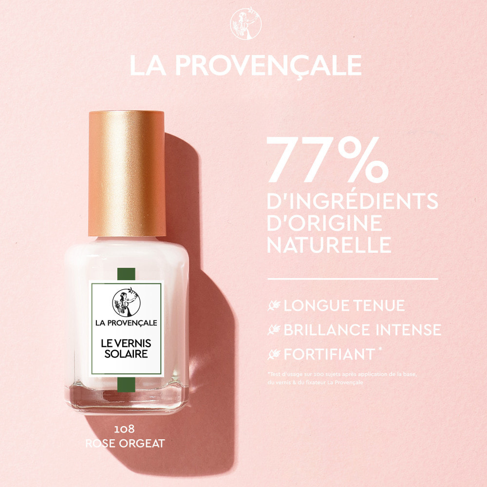 La Provençale Le Vernis Solaire Vernis à Ongles Longue Tenue Rose