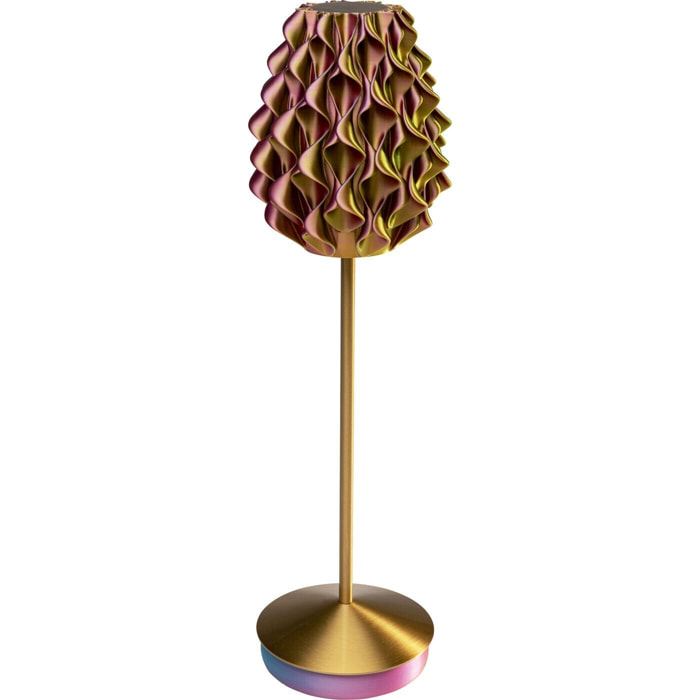 Lampe Swirl Sunrise dorée Kare Design