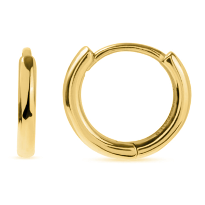 Pendientes Edum acabado oro amarillo 18k