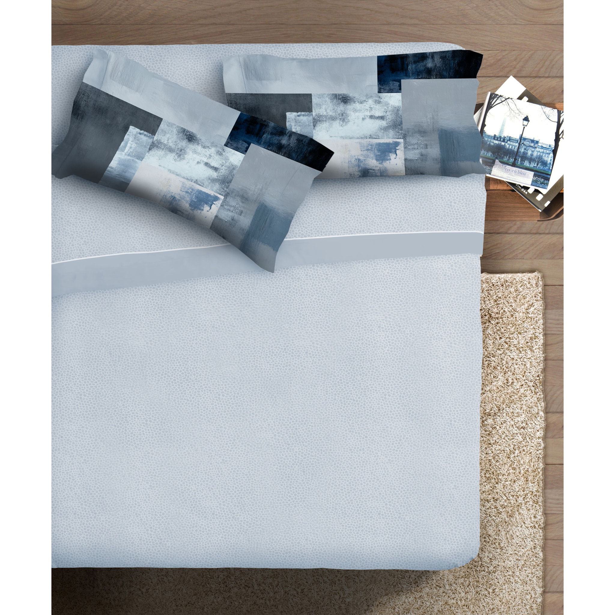 Completo letto fotografico Fine-Art IPERSAN Puro Cotone Shadow