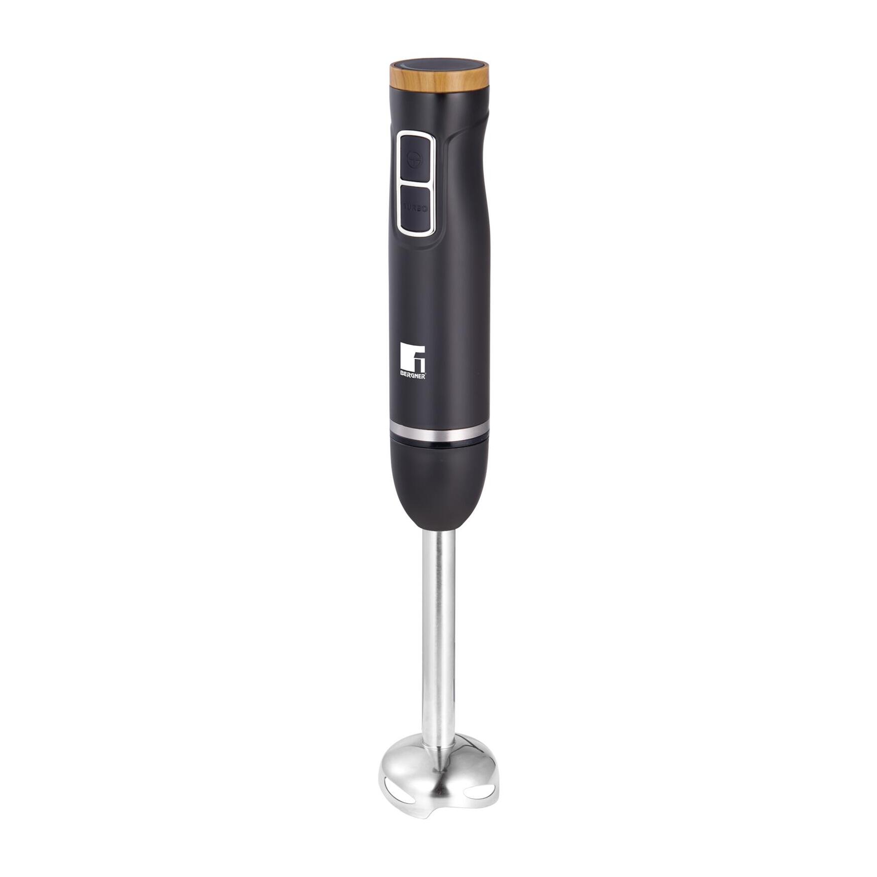Batidora de mano olivar 1000w con 2 velocidades con picadora 600ml, varilla batidora, vaso medidor 600ml