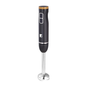 Batidora de mano olivar 1000w con 2 velocidades con picadora 600ml, varilla batidora, vaso medidor 600ml