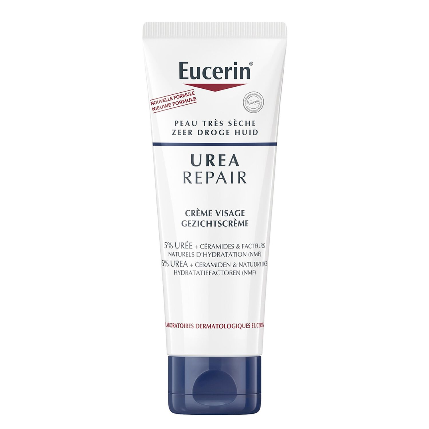 Urearepair - Crème Visage Hydratante 5% d'Urée - Peaux Sèches à Très Sèches 50 ml