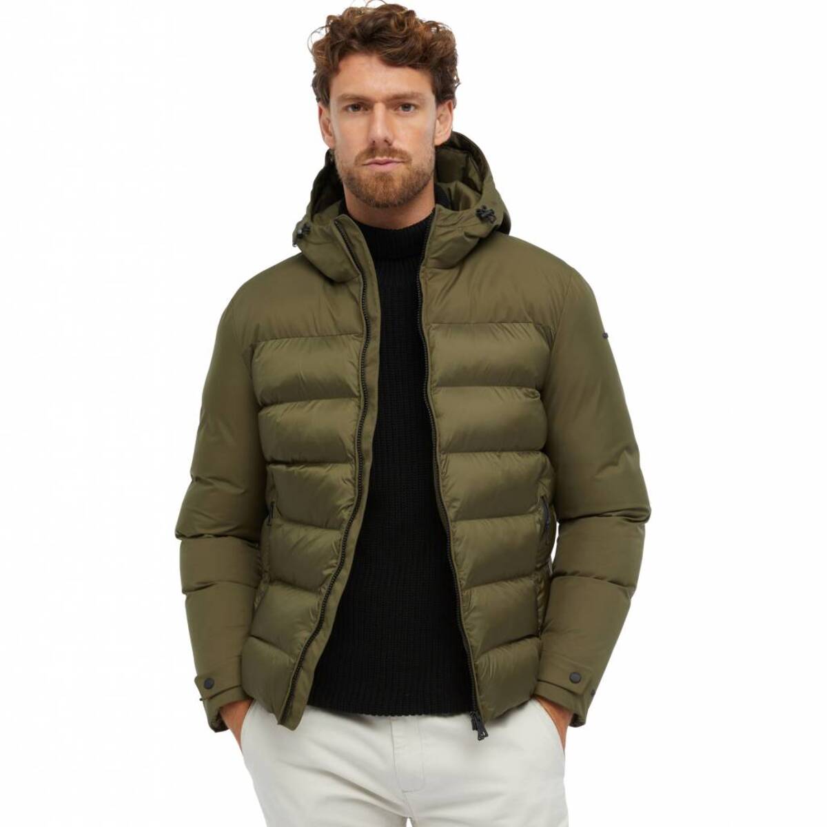 Chaquetas Hombre de la marca GEOX  modelo M SAPIENZA HOOD JKT VERDE