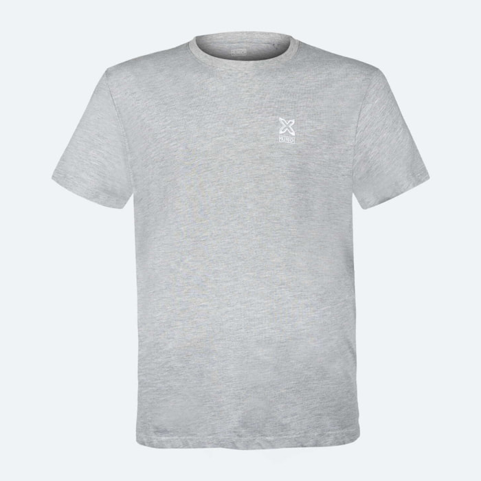 Camiseta MUNICH basica de algodón gris