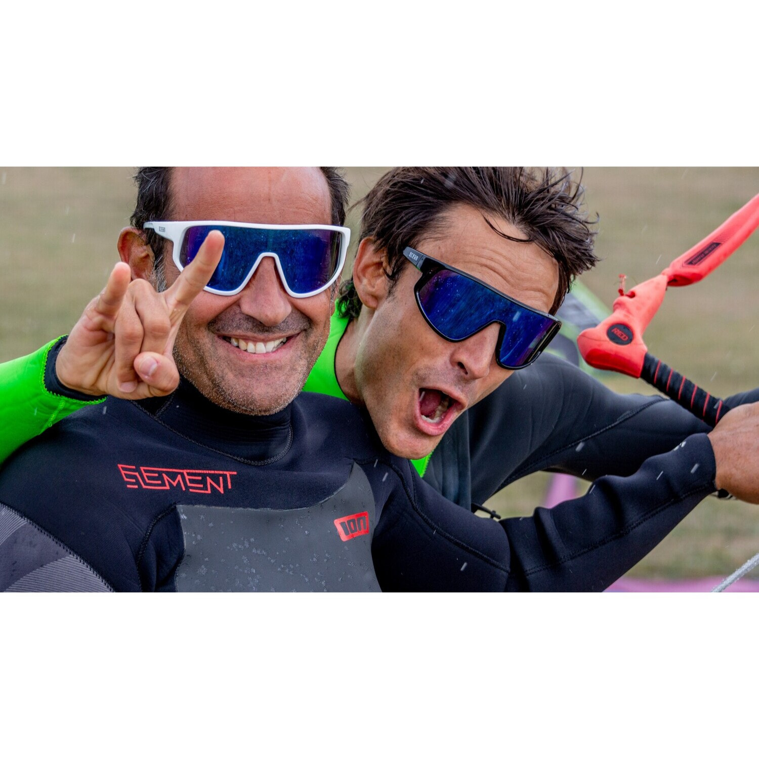 Gafas de deportes acuáticos OCEAN KILLY WATER - Blanco / Azul