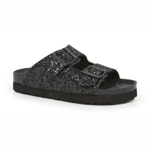 SANDALO CON ZEPPA BILLOWY NERO