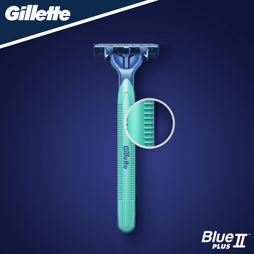 3x10 Rasoirs Jetables Gillette Blue II Plus Slalom