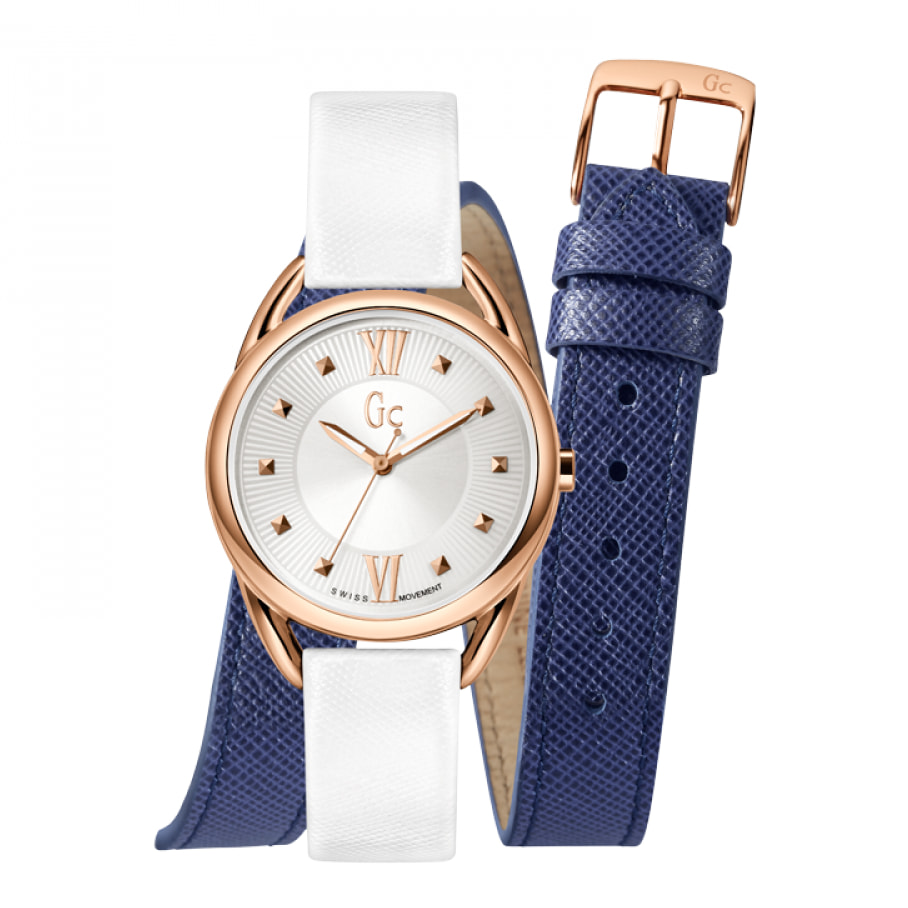 Reloj Gc Y13002L1 Mujer Analogico Cuarzo con Correa de Pu & leather strap