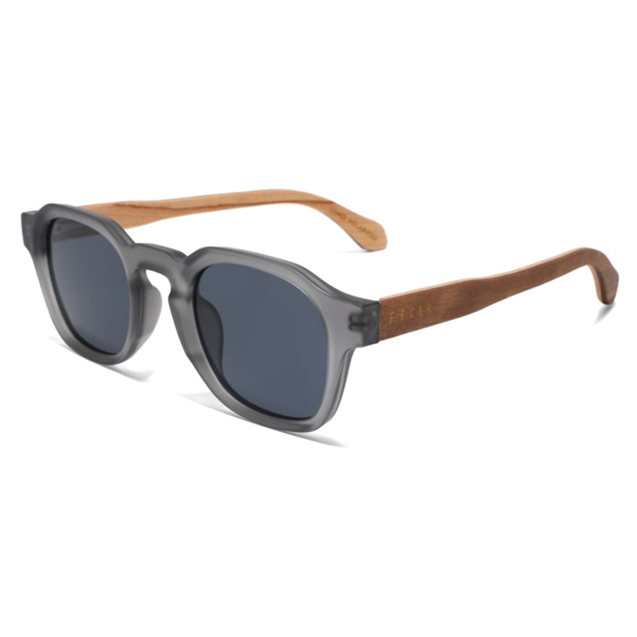 Gafas de Sol Feler 1600-11 Polarizadas de Madera Unisex 45 mm