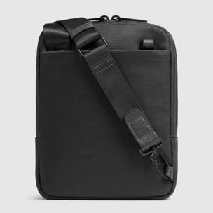 Piquadro Borsello porta iPad®mini in tessuto riciclato e pelle con protezione RFID