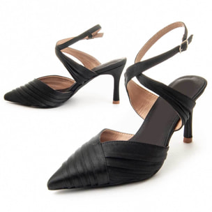 Zapatos De Tacón - Negro - Altura: 8 cm